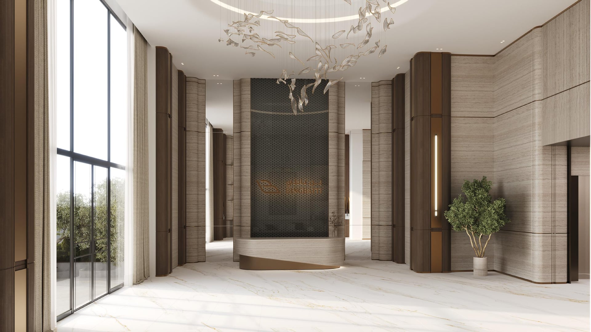 Binghatti Hillviews by Binghatti, image 7 of 8. Render supplied by developer.