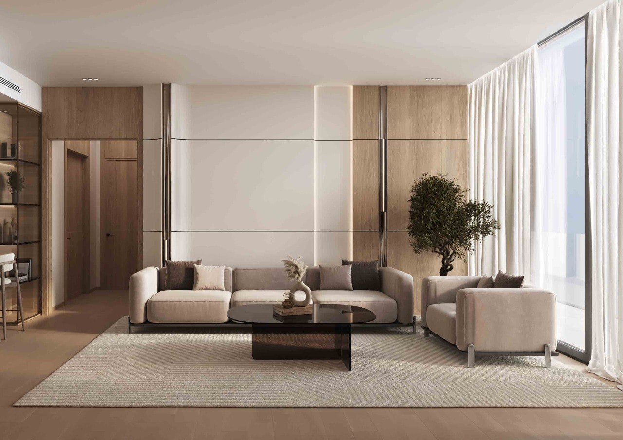 Binghatti Hillviews by Binghatti, image 4 of 8. Render supplied by developer.