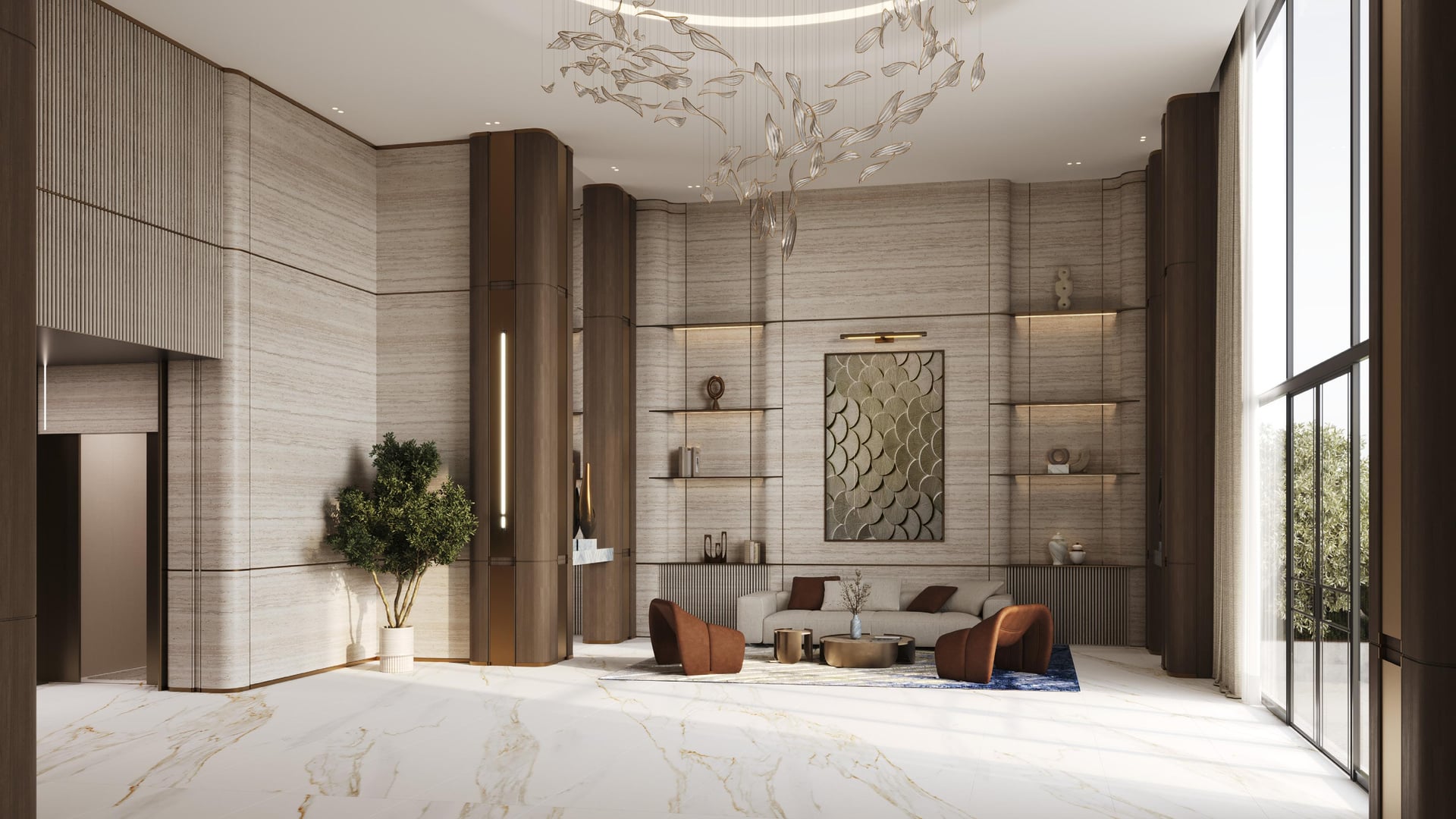 Binghatti Hillviews by Binghatti, image 8 of 8. Render supplied by developer.