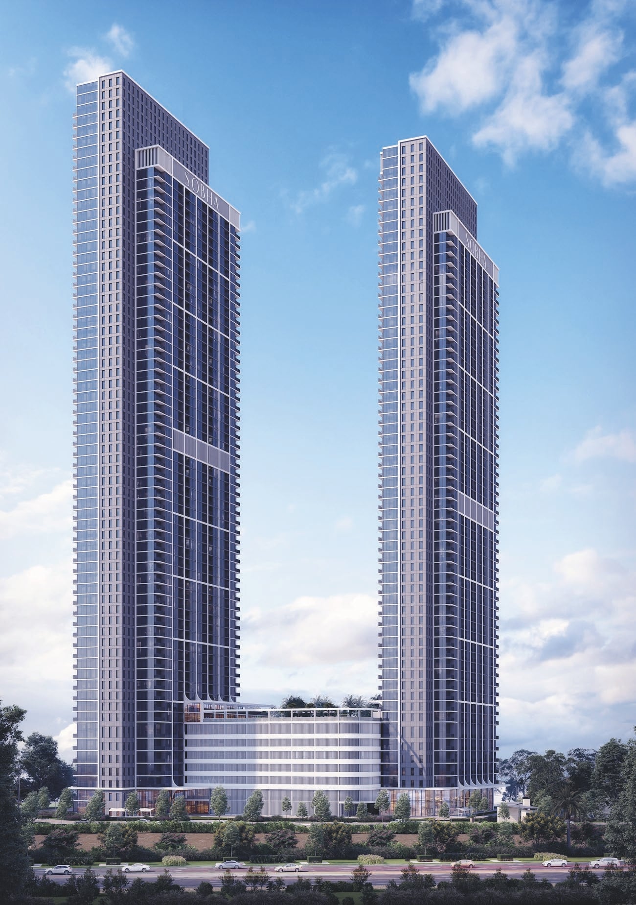 Creek Vista Heights by Sobha, Sobha Hartland. Render supplied by developer.
