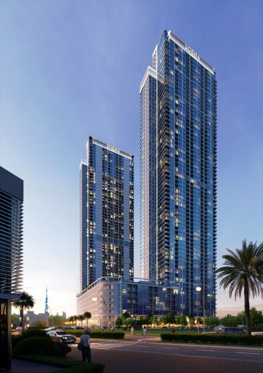 Creek Vista Heights by Sobha, image 2 of 9. Render supplied by developer.