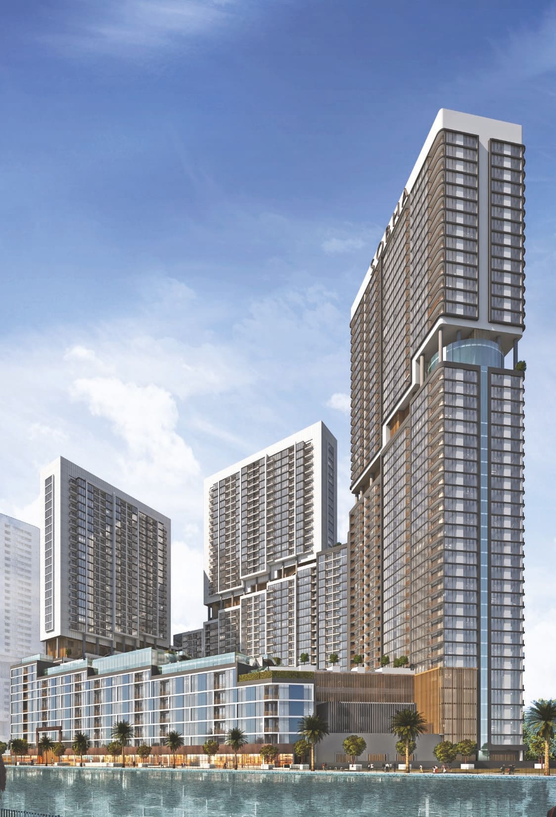 The Crest by Sobha, image 1 of 3. Render supplied by developer.