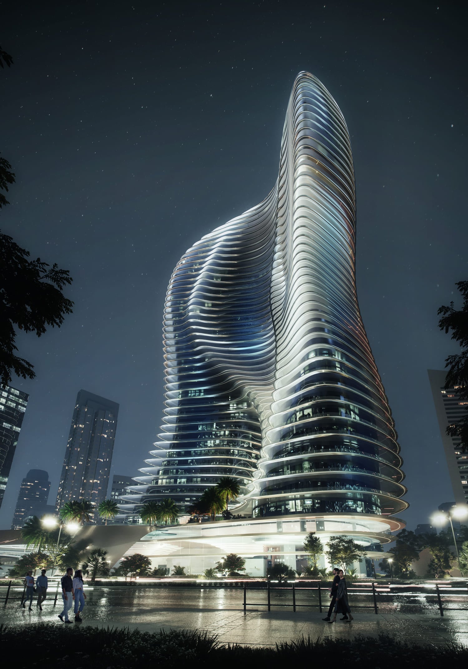 Bugatti Residences by Binghatti, image 1 of 17. Render supplied by developer.