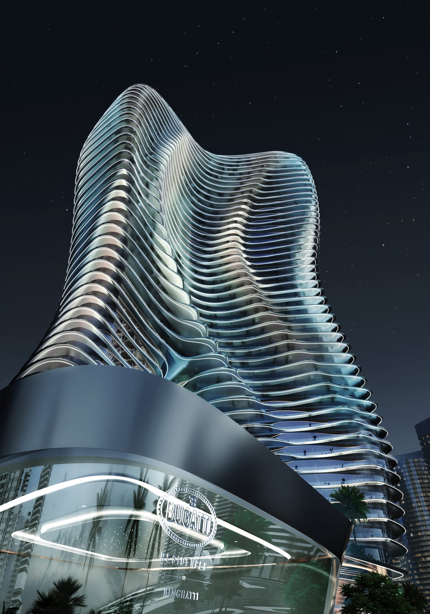Bugatti Residences by Binghatti, image 2 of 17. Render supplied by developer.