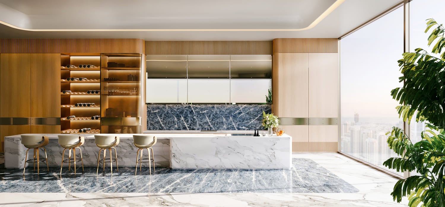 Bugatti Residences by Binghatti, image 13 of 17. Render supplied by developer.