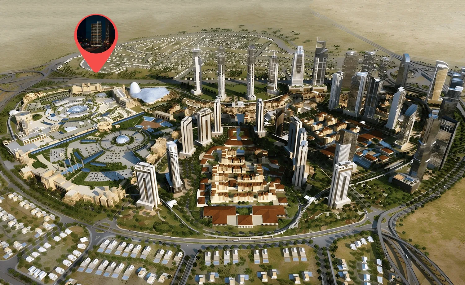 Binghatti Titania, image 6 of 6. Render supplied by developer.