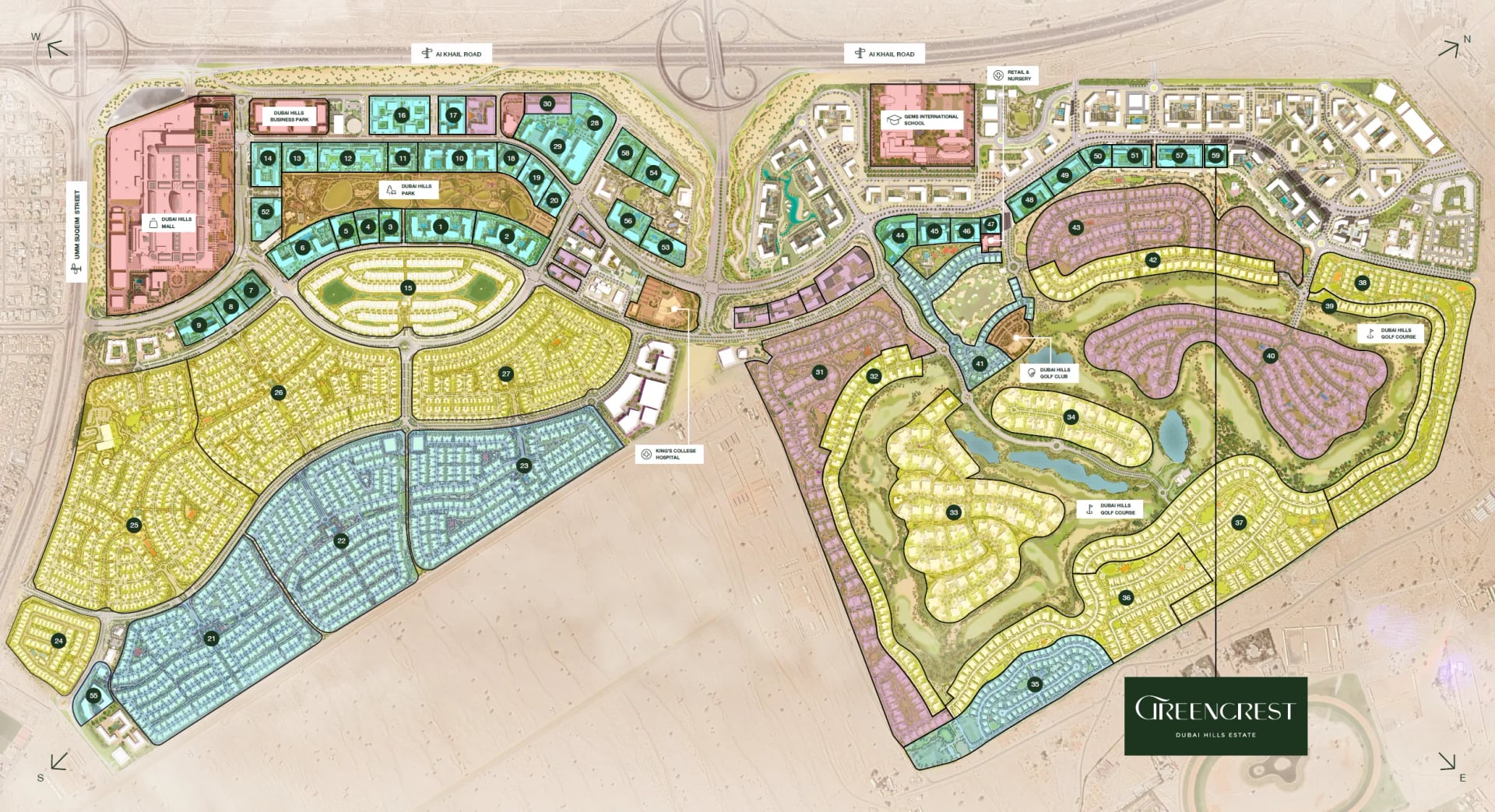 Greencrest by Emaar, image 4 of 5. Render supplied by developer.