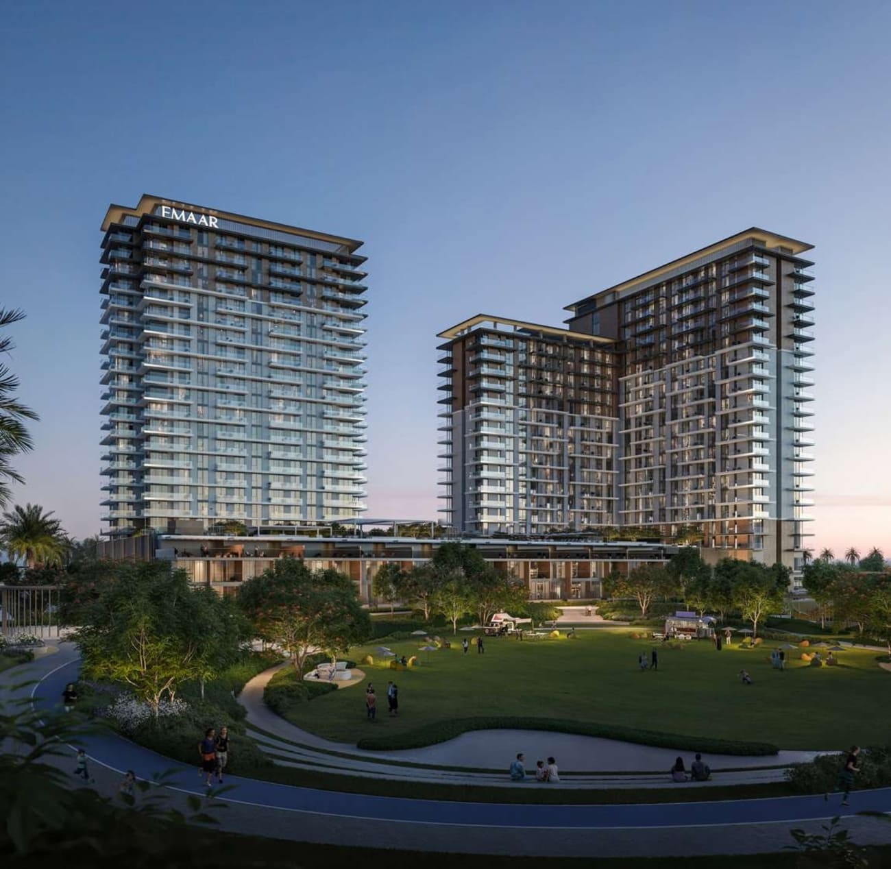 Parkwood Emaar by Emaar, Dubai Hills. Render supplied by developer.