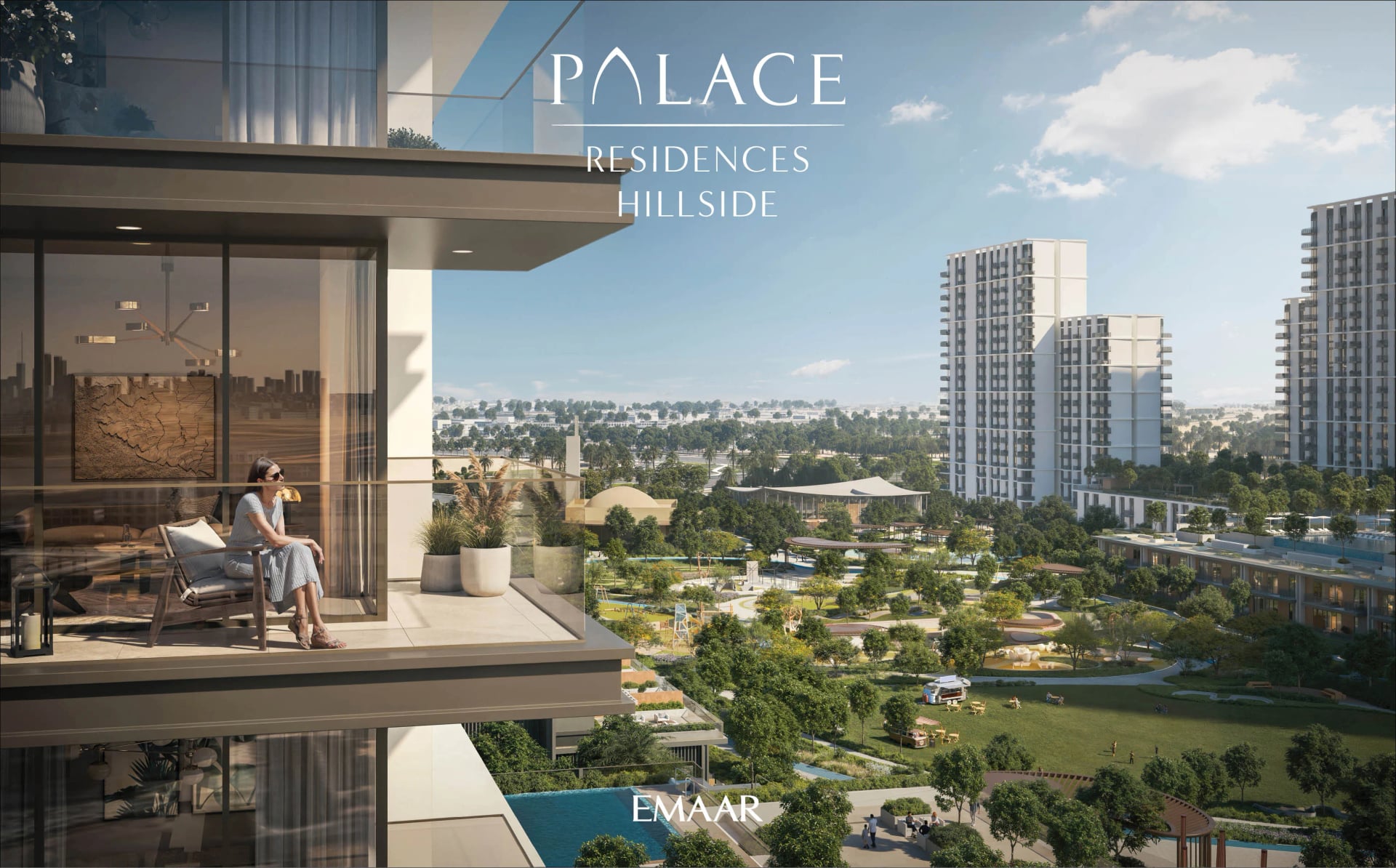 Palace Residences Hillside by Emaar, image 1 of 5. Render supplied by developer.