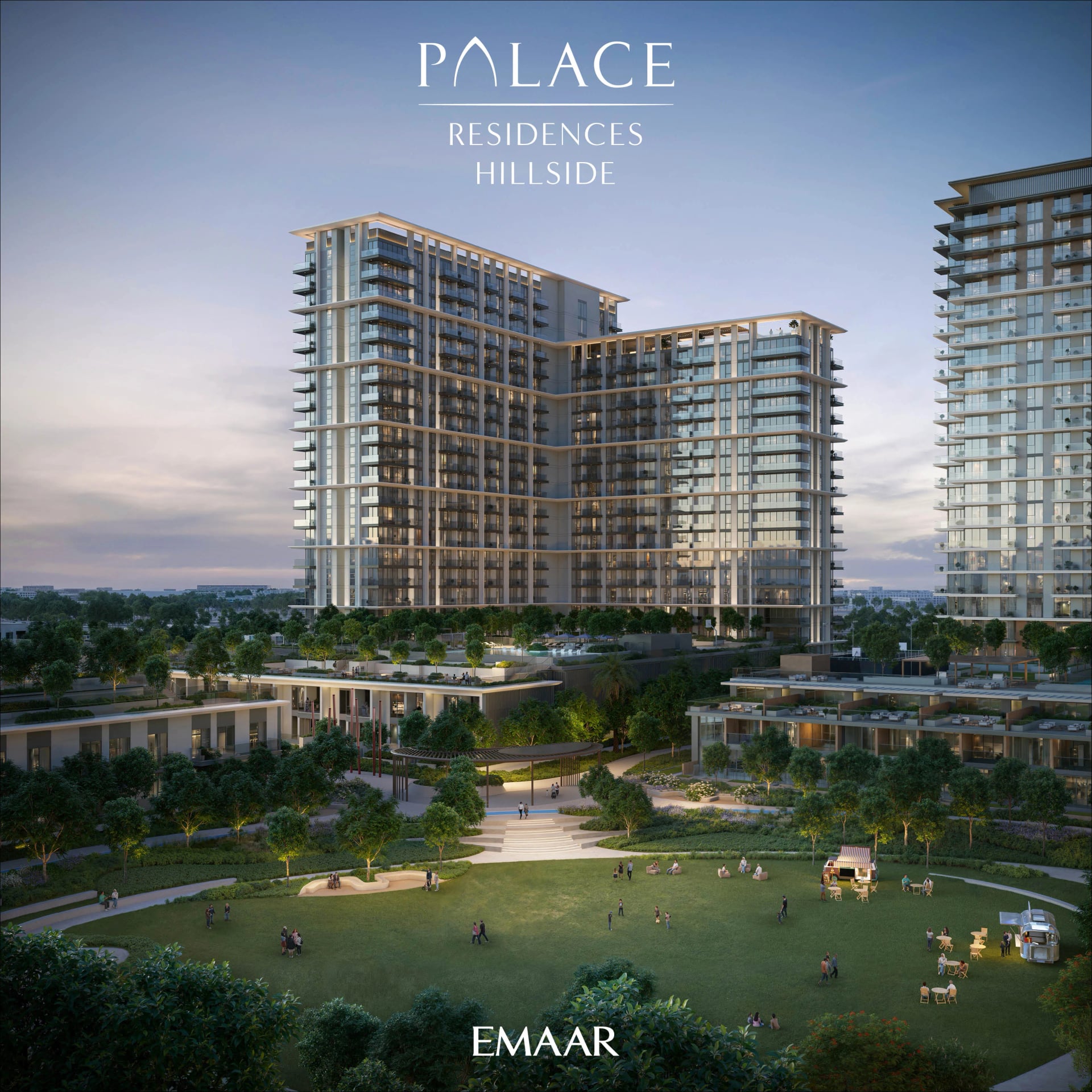 Palace Residences Hillside by Emaar, Dubai Hills. Render supplied by developer.