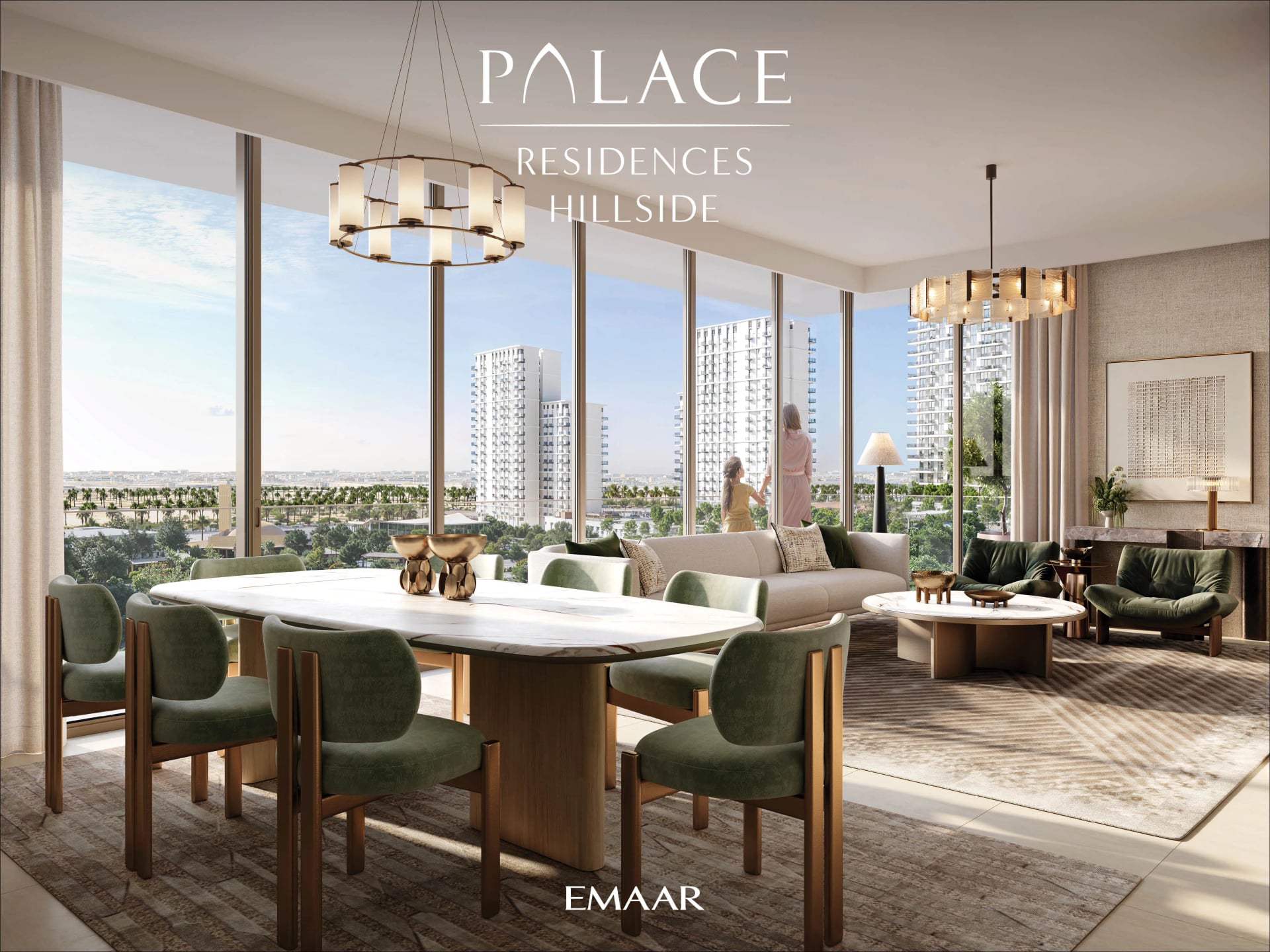 Palace Residences Hillside by Emaar, image 4 of 5. Render supplied by developer.