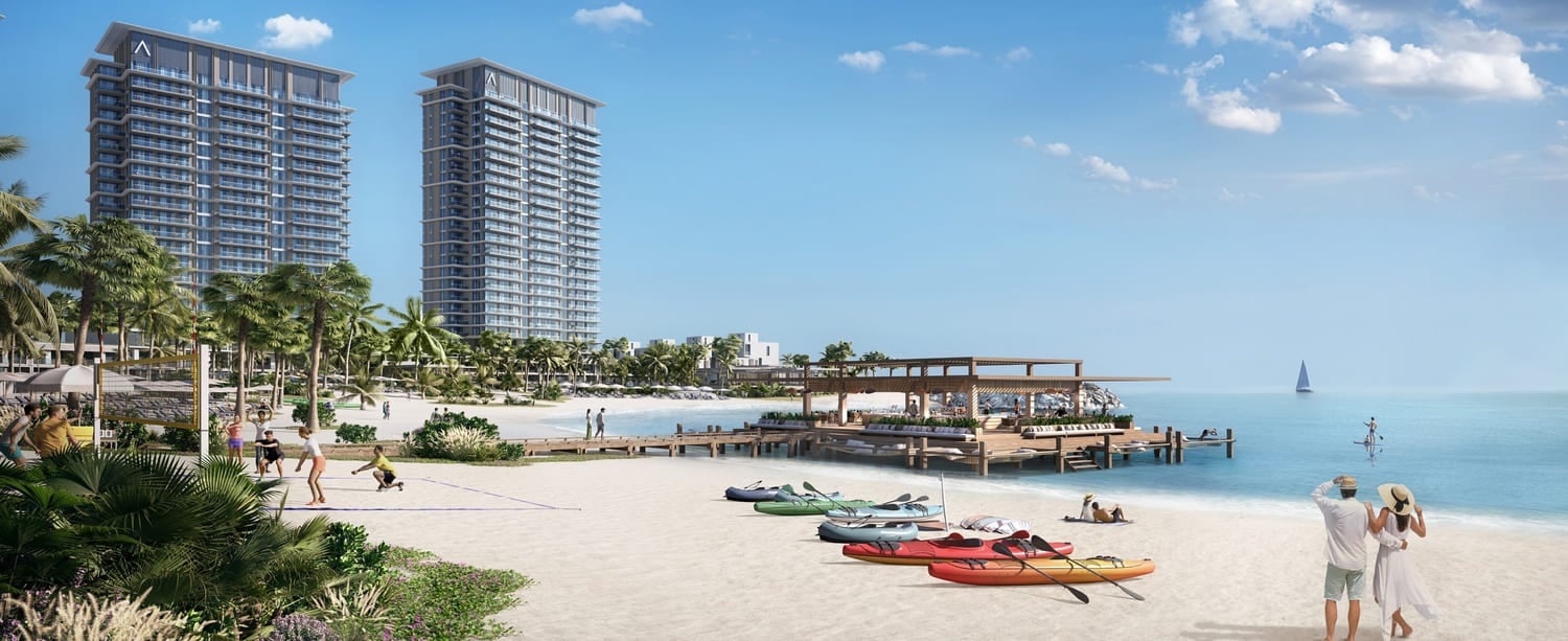 Address Residences Al Marjan Island by Emaar, image 3 of 12. Render supplied by developer.
