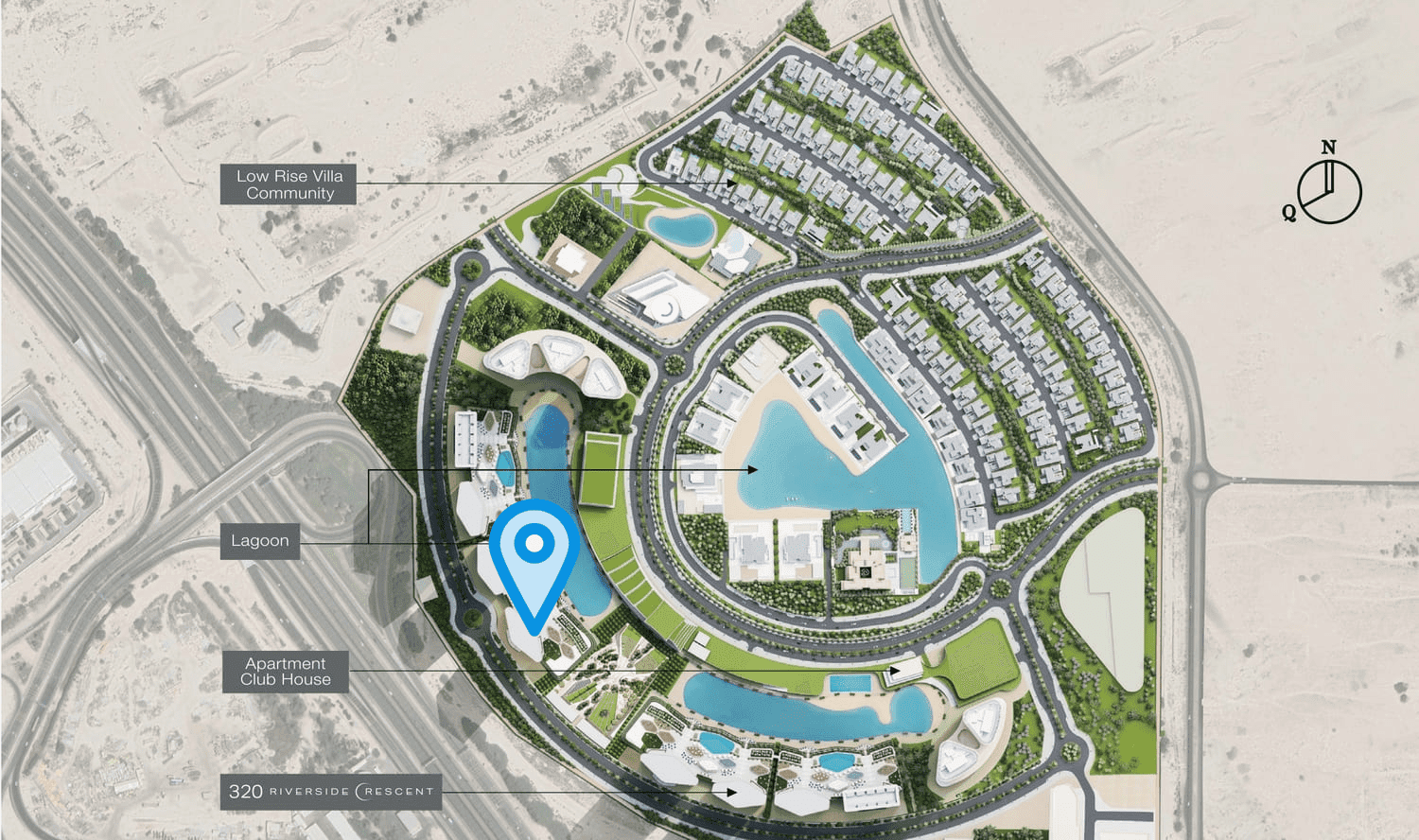 340 Riverside Crescent by Sobha, image 8 of 8. Render supplied by developer.