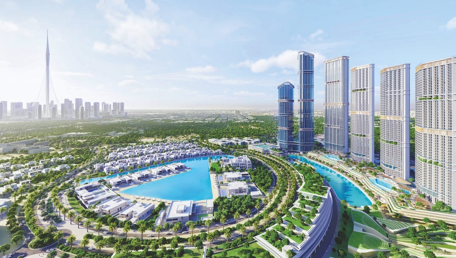 340 Riverside Crescent by Sobha, image 1 of 8. Render supplied by developer.