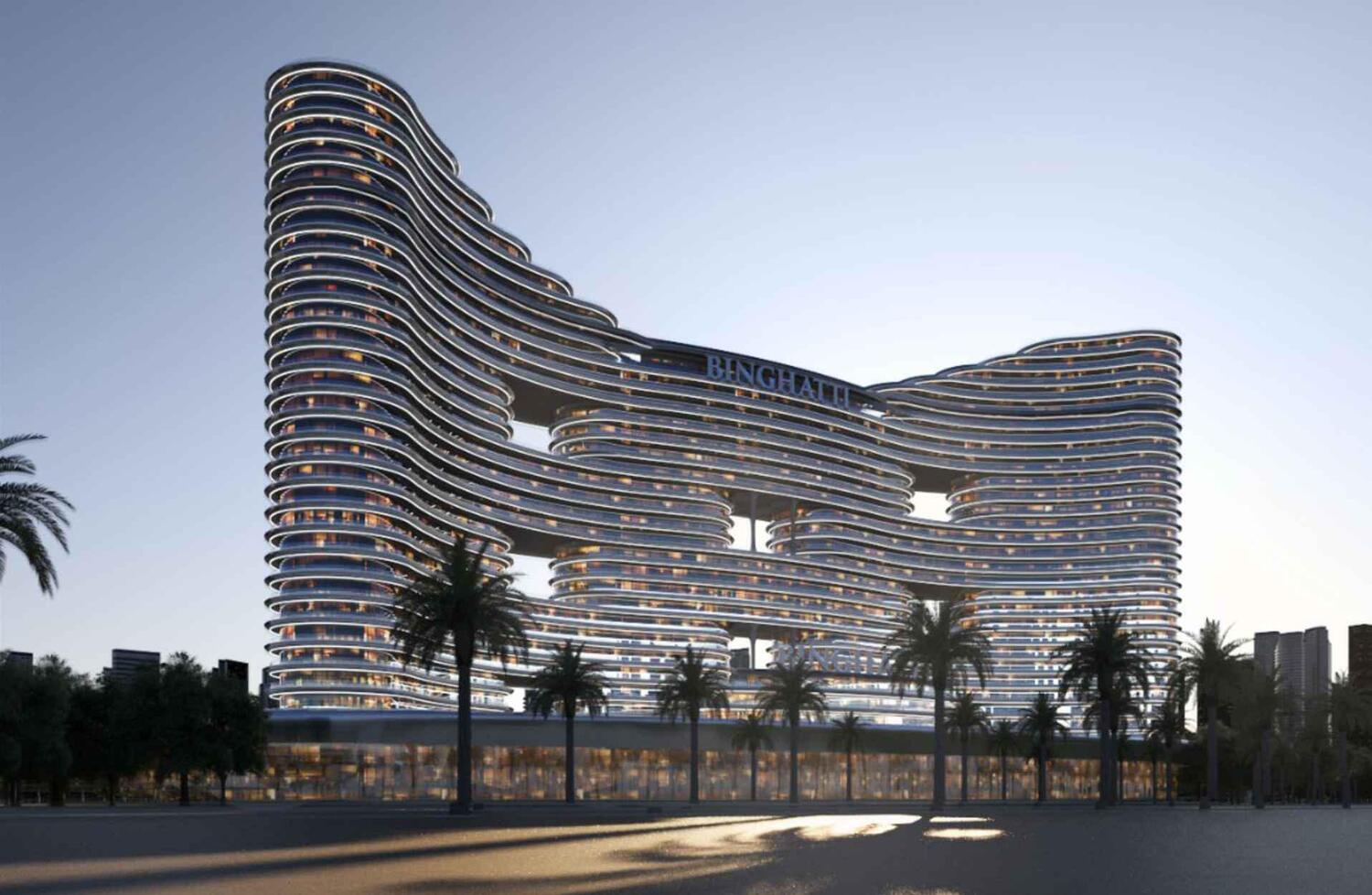 Binghatti Aquarise, image 2 of 13. Render supplied by developer.