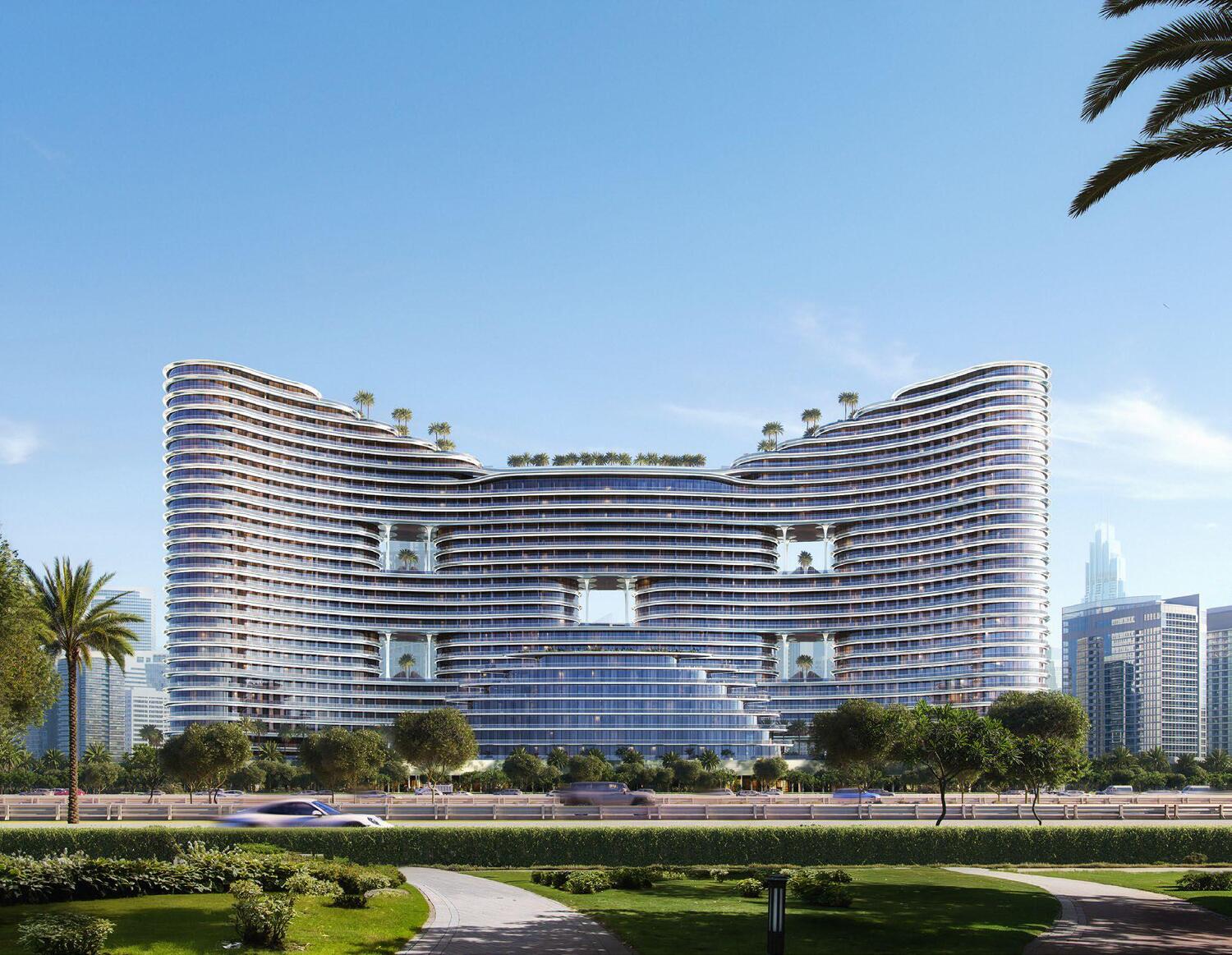 Binghatti Aquarise, image 3 of 13. Render supplied by developer.