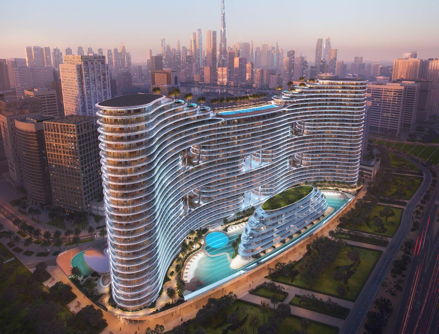 Binghatti Aquarise, image 5 of 13. Render supplied by developer.