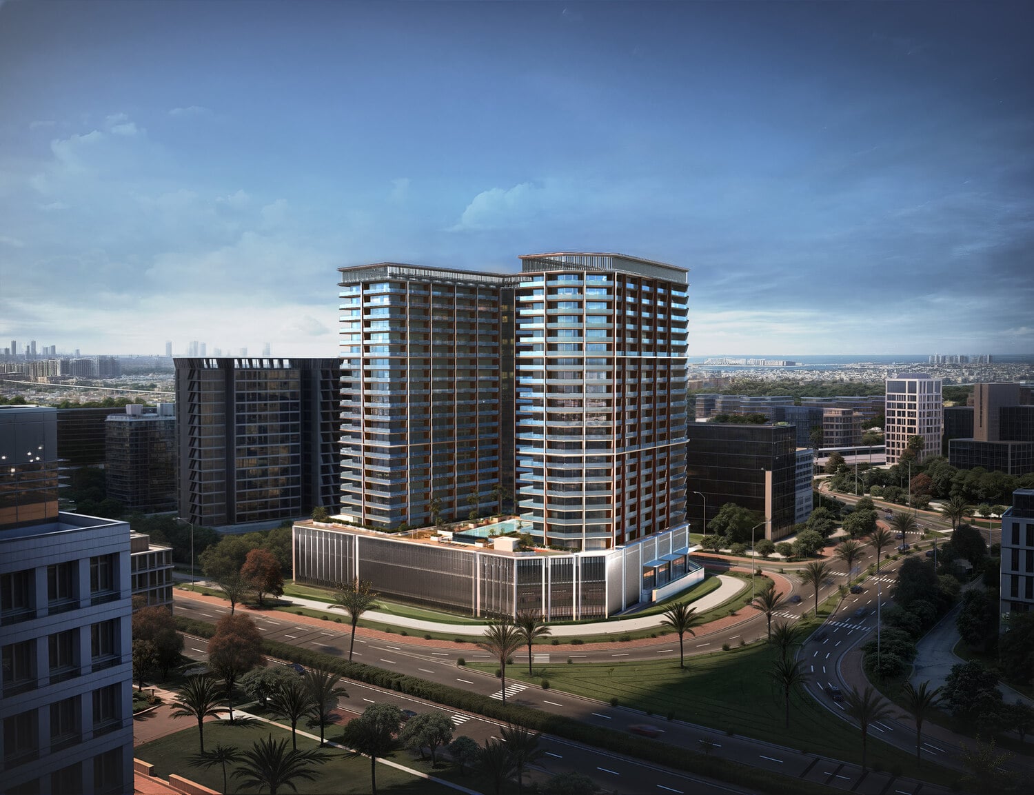 Binghatti Ghost, image 1 of 7. Render supplied by developer.