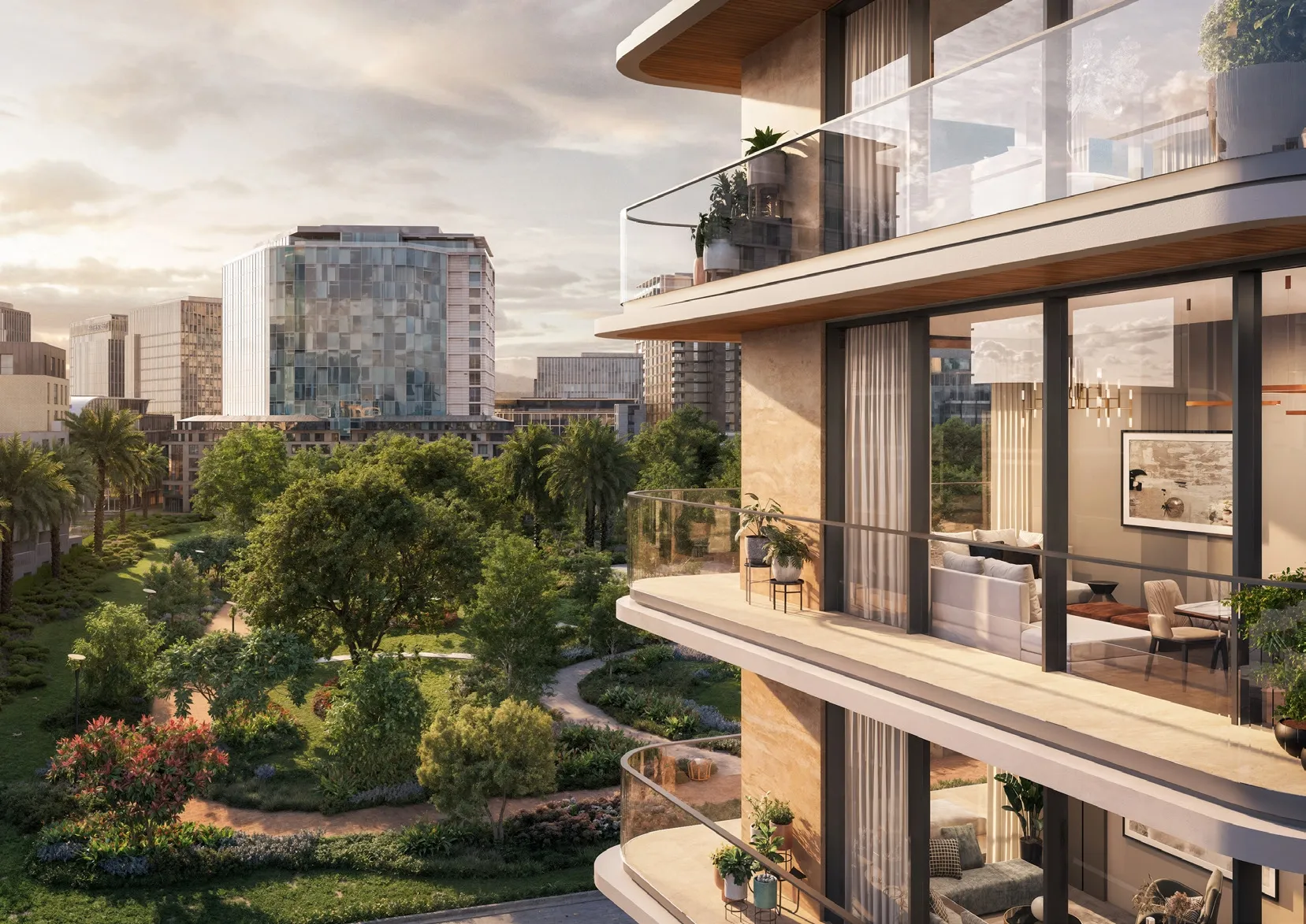 Veda by AUM Development, image 1 of 5. Render supplied by developer.
