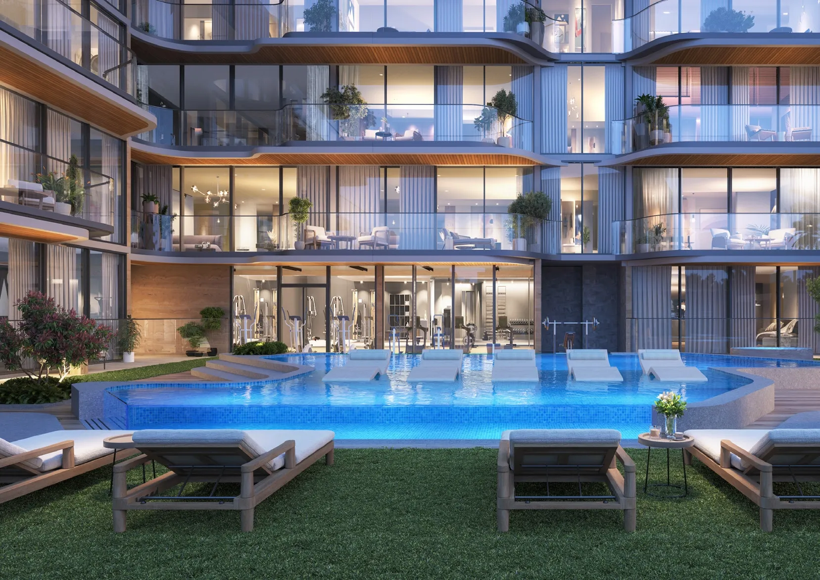 Veda by AUM Development, image 2 of 5. Render supplied by developer.