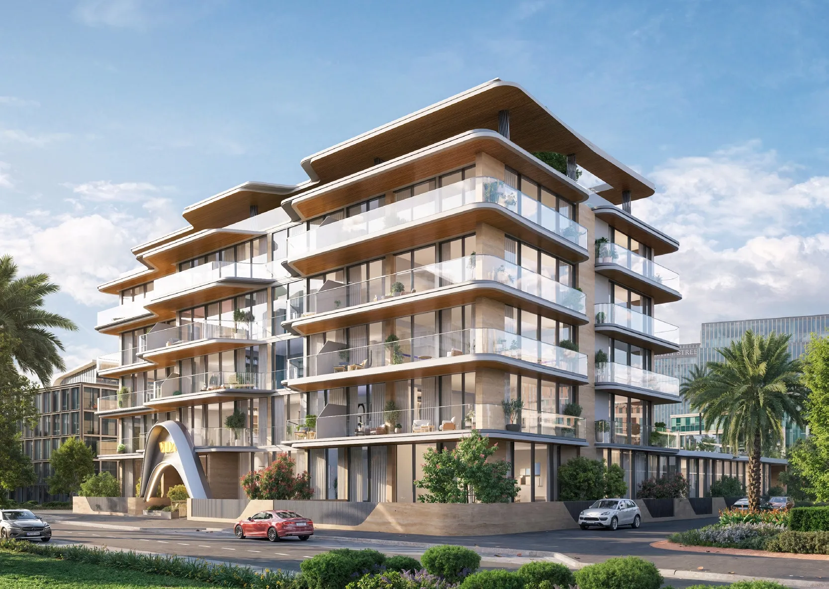 Veda by AUM Development, image 3 of 5. Render supplied by developer.
