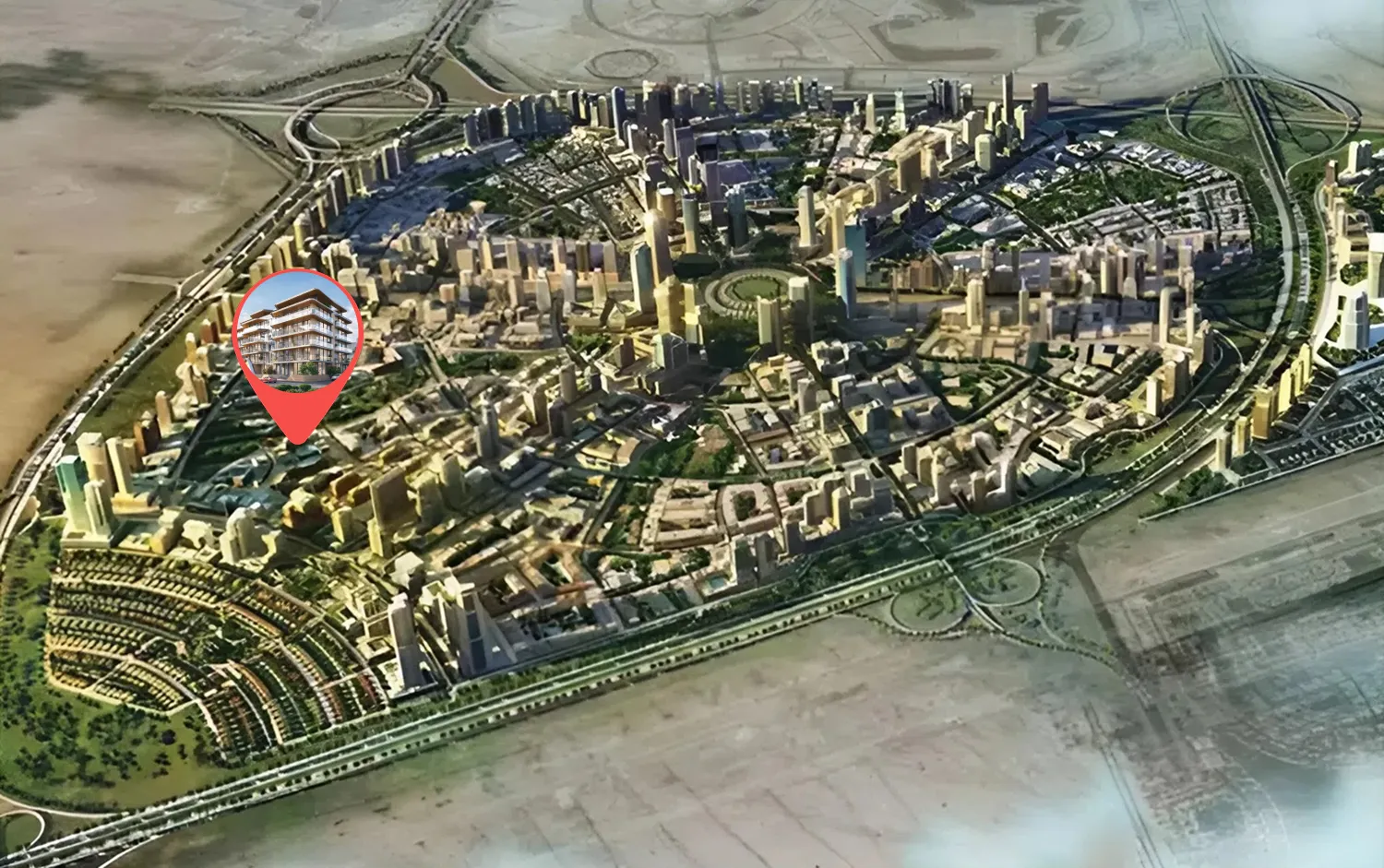 Veda by AUM Development, image 4 of 5. Render supplied by developer.