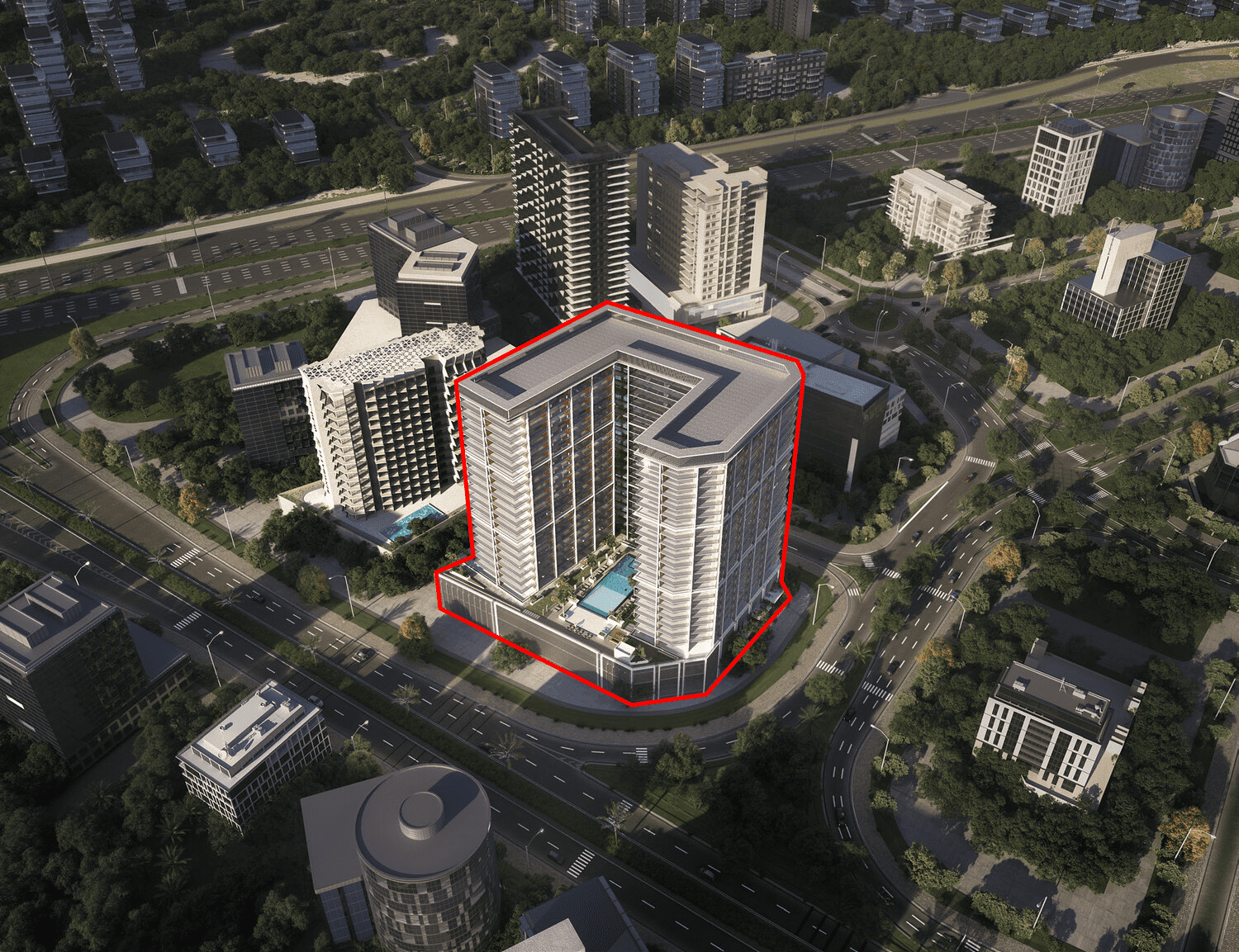 Binghatti Ghost, image 7 of 7. Render supplied by developer.