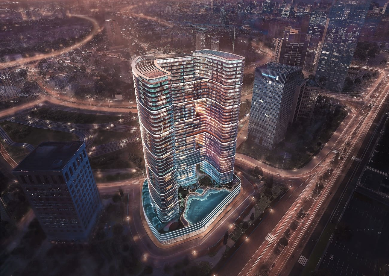Binghatti Hills, image 1 of 17. Render supplied by developer.