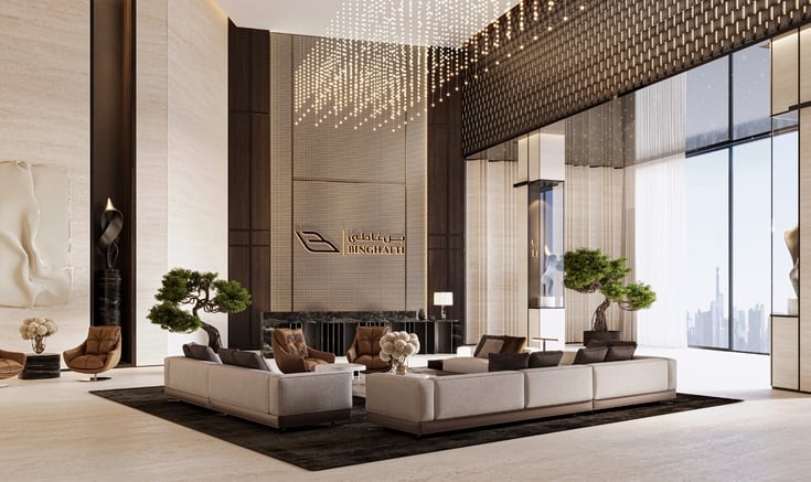 One by Binghatti, image 16 of 16. Render supplied by developer.