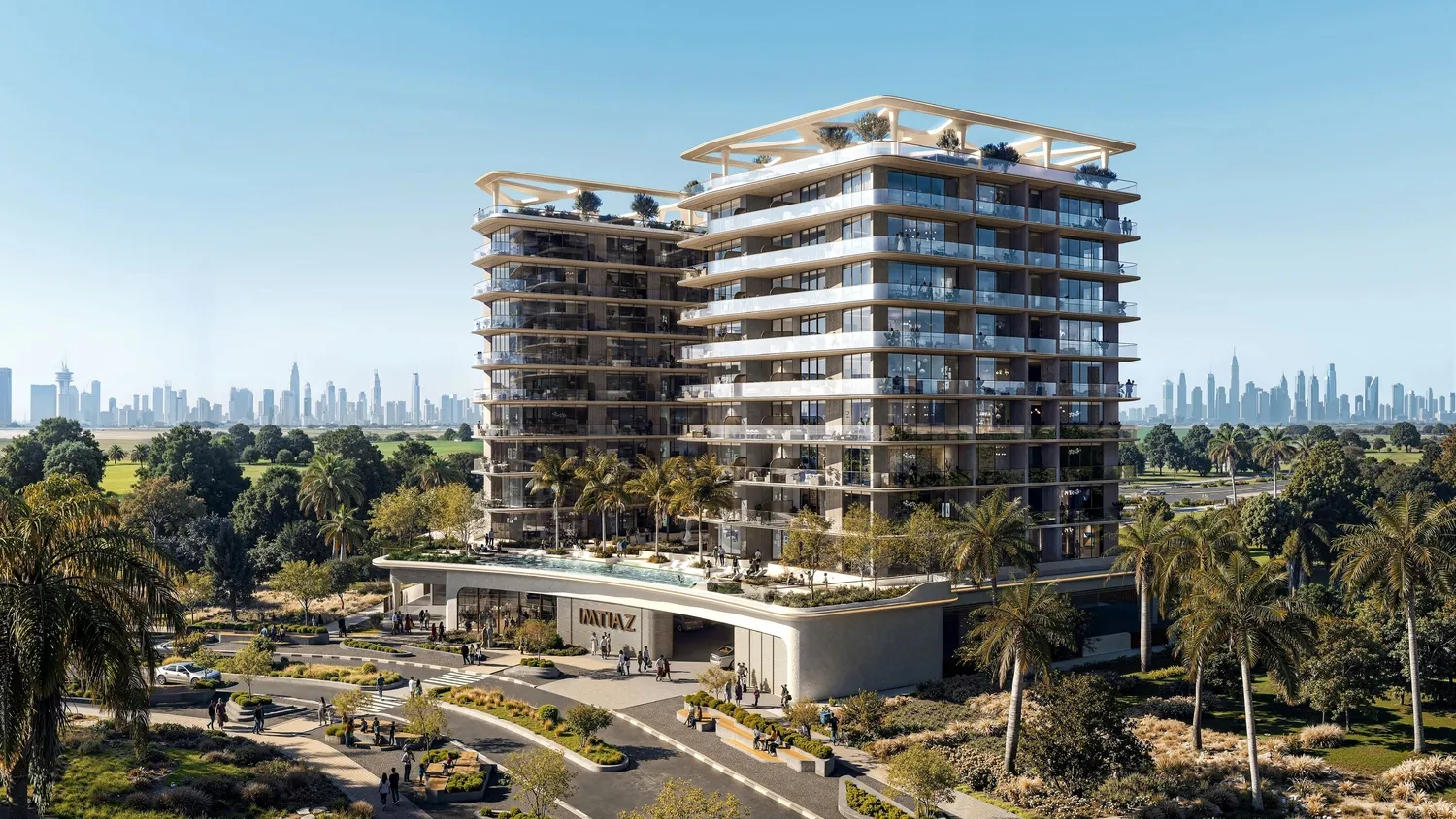 Enre Residence by Imtiaz, image 1 of 17. Render supplied by developer.