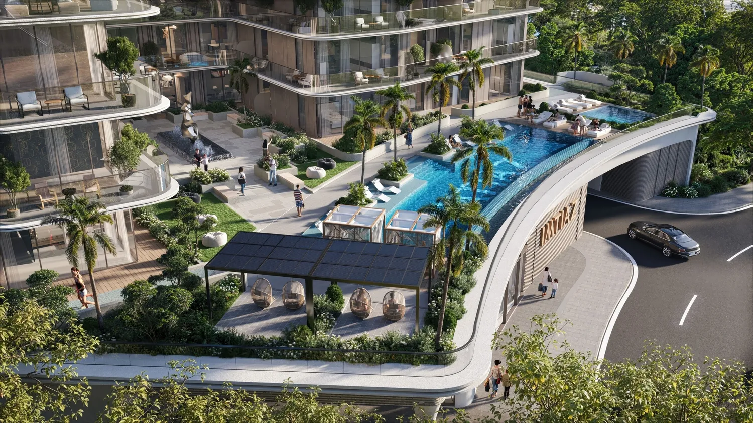 Enre Residence by Imtiaz, image 4 of 17. Render supplied by developer.