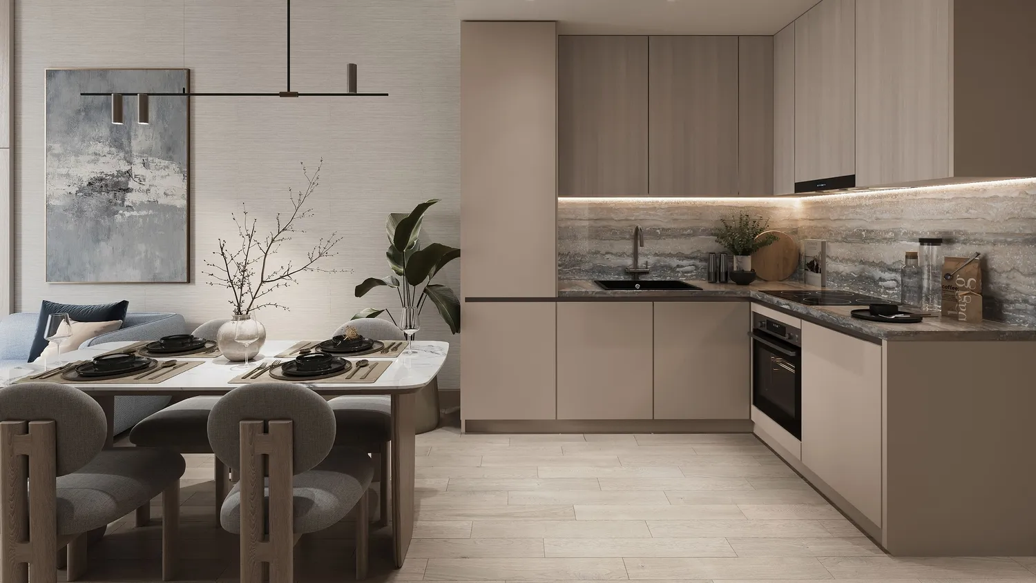 Enre Residence by Imtiaz, image 7 of 17. Render supplied by developer.