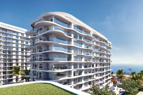 Bay Residences South by RAK Properties, image 5 of 9. Render supplied by developer.