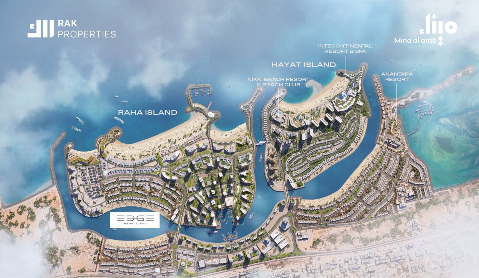 Edge Raha Island by RAK Properties, image 9 of 10. Render supplied by developer.