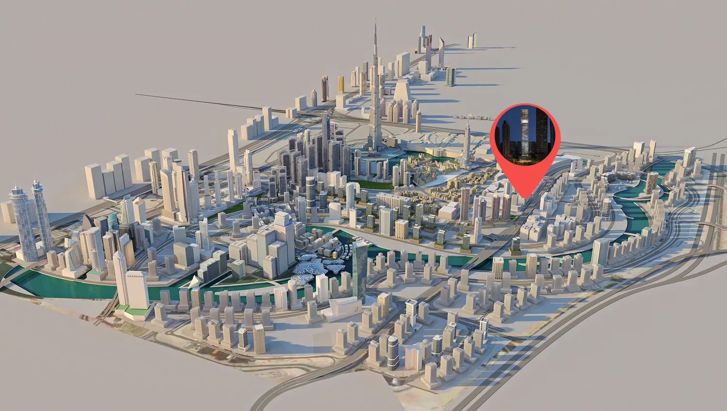 Inaura Hotels & Residences Downtown by ARADA, image 24 of 27. Render supplied by developer.