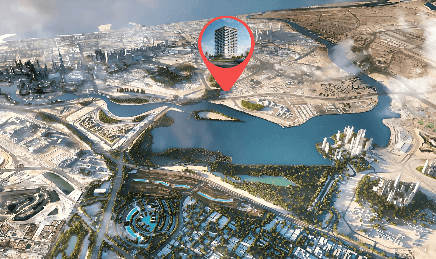 Binghatti Pinnacle, image 5 of 7. Render supplied by developer.