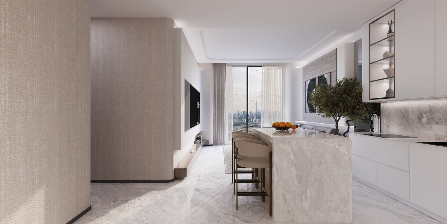 Binghatti Pinnacle, image 4 of 7. Render supplied by developer.