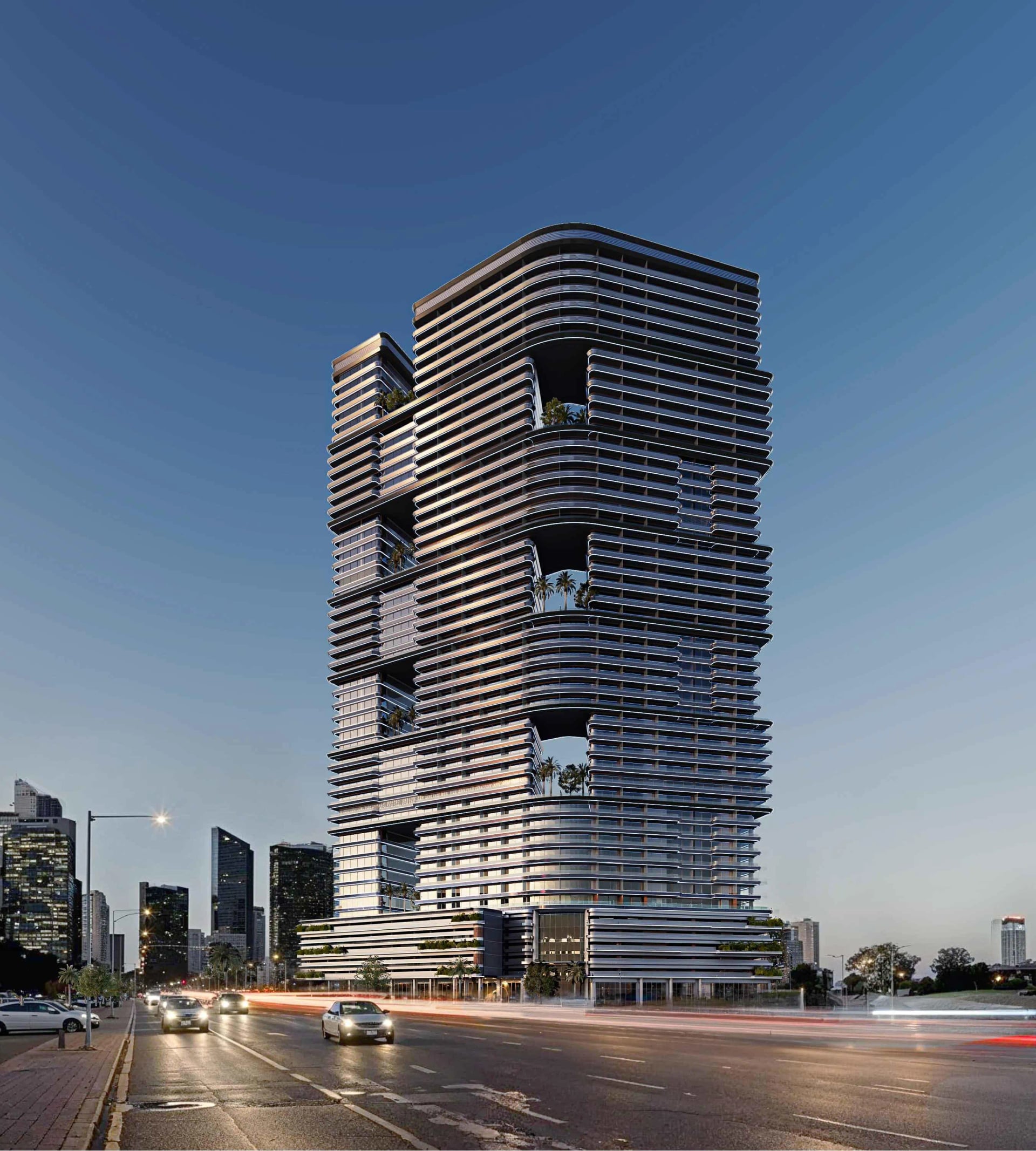 Binghatti Sky Terraces, image 1 of 13. Render supplied by developer.