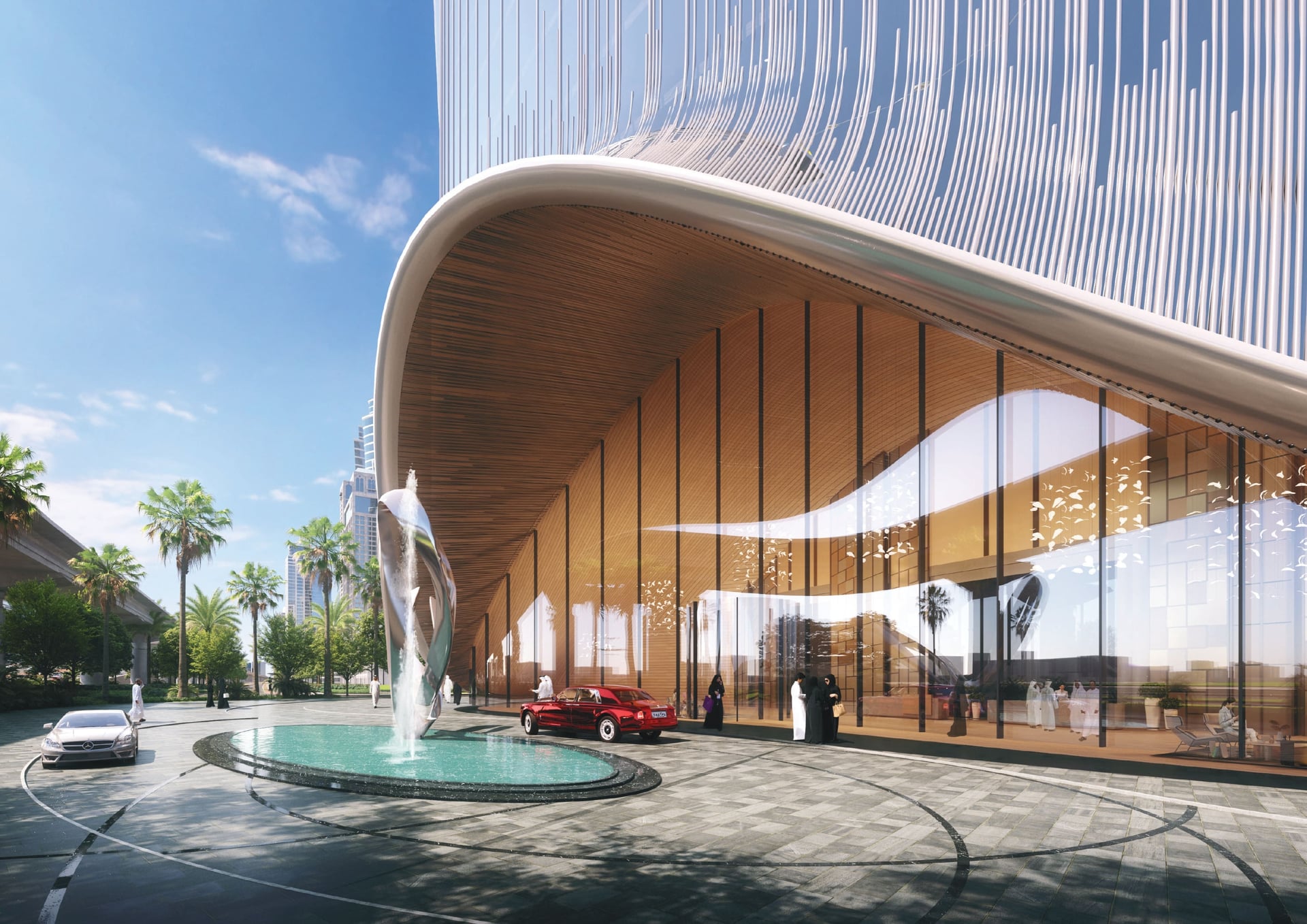 Aykon City 3D (Safa Two de Grisogono) by Damac, image 1 of 9. Render supplied by developer.