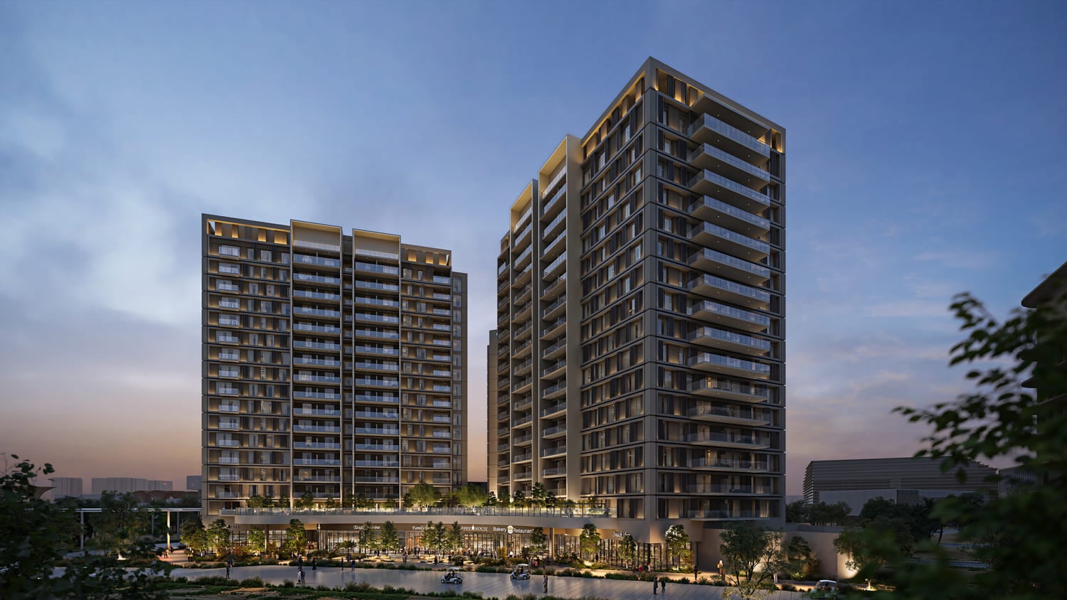 Sidr Residences by Expo City, image 1 of 9. Render supplied by developer.
