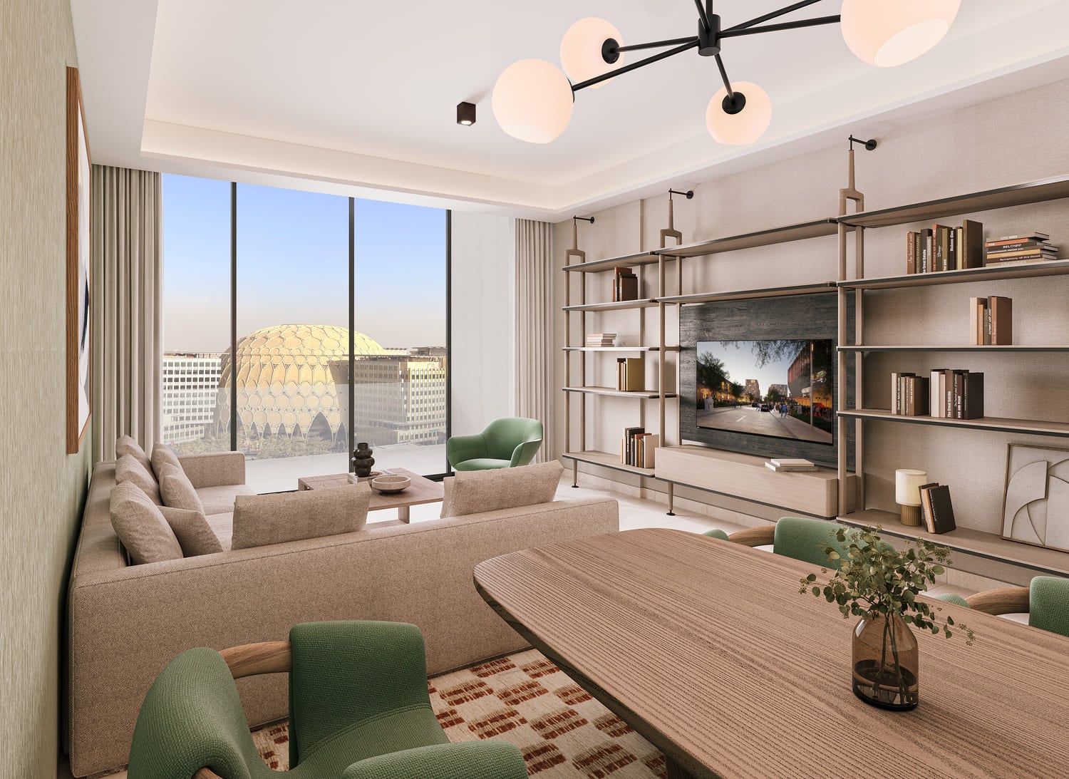 Sidr Residences by Expo City, image 3 of 9. Render supplied by developer.