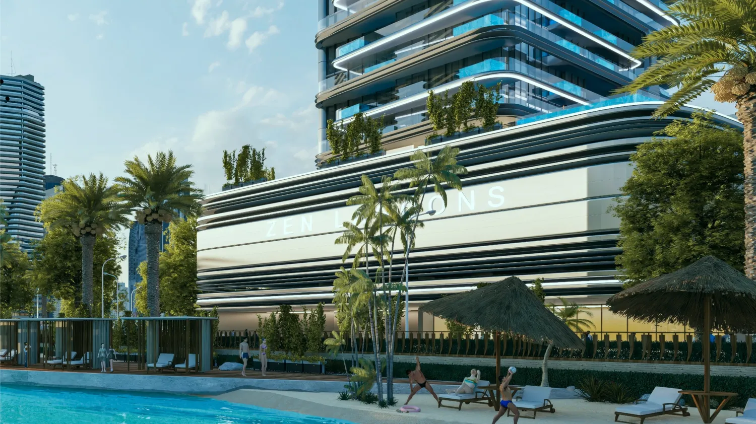Zen Lagoons by Sanzen, image 4 of 13. Render supplied by developer.