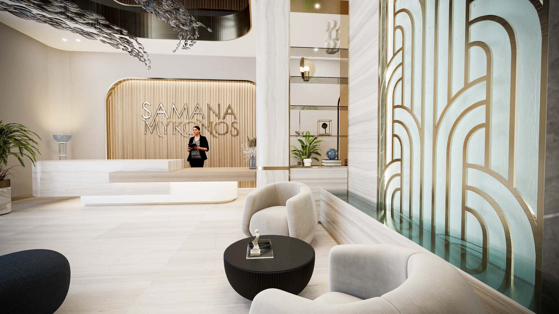 Samana Mykonos, image 6 of 6. Render supplied by developer.
