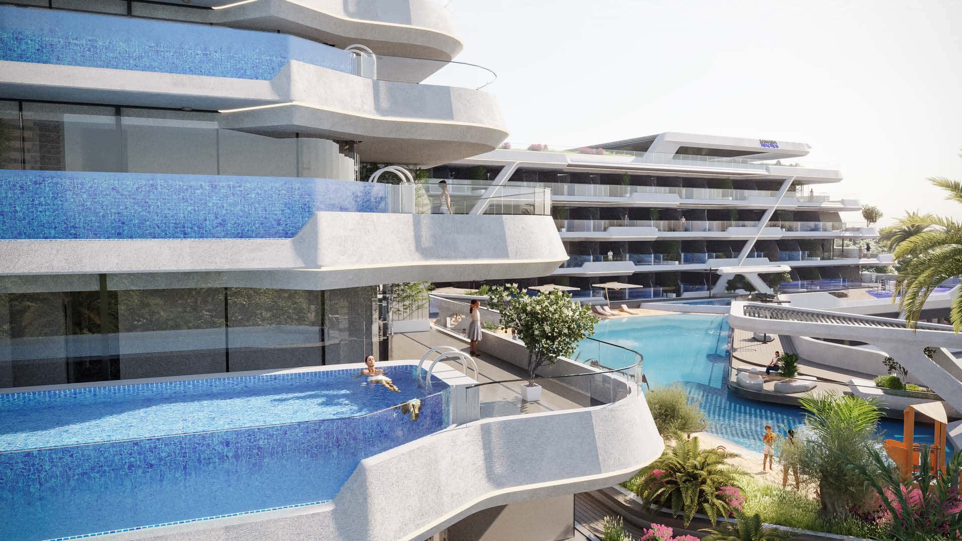 Samana Mykonos, image 2 of 6. Render supplied by developer.