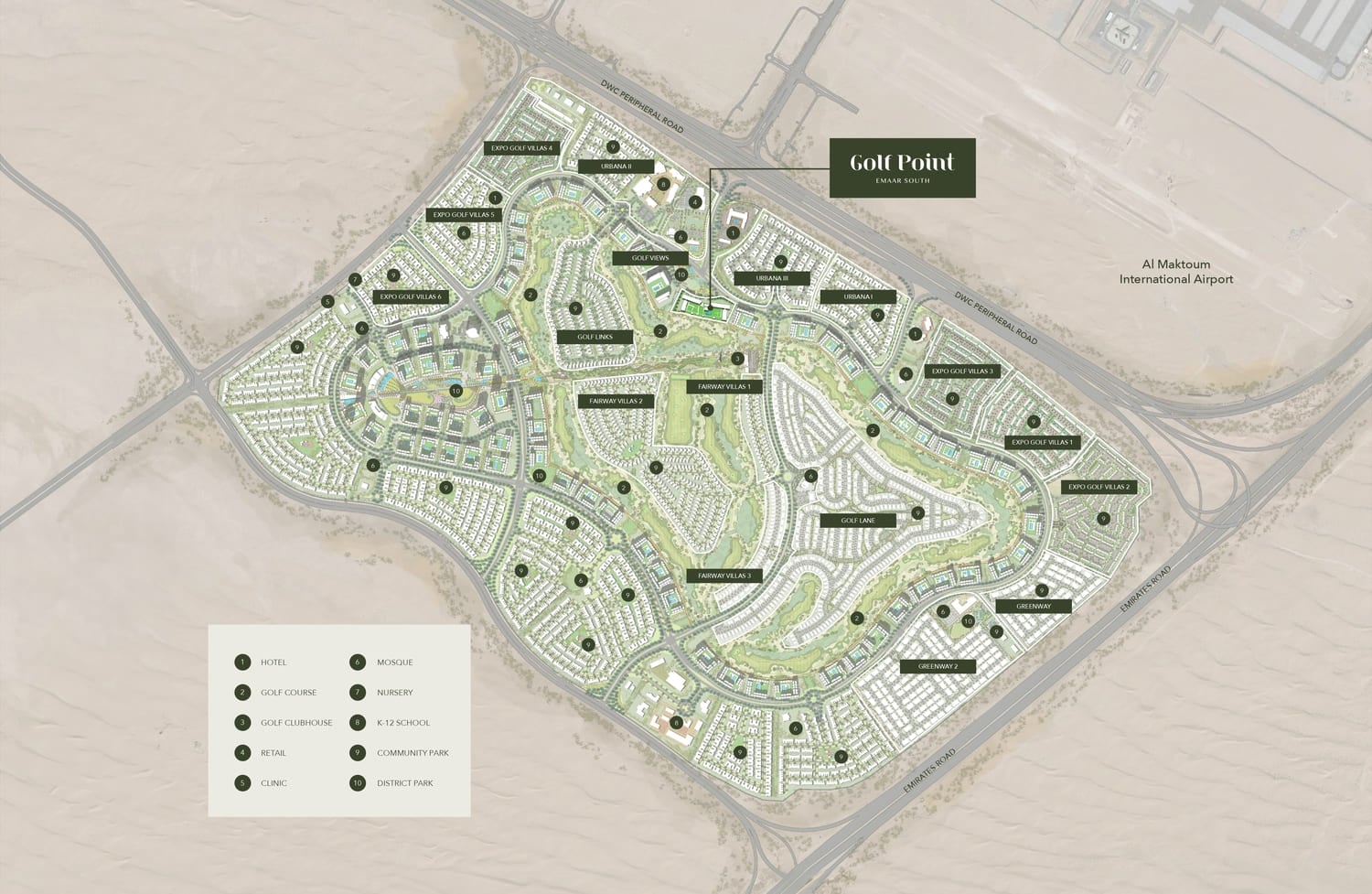 Golf Point by Emaar, image 5 of 5. Render supplied by developer.