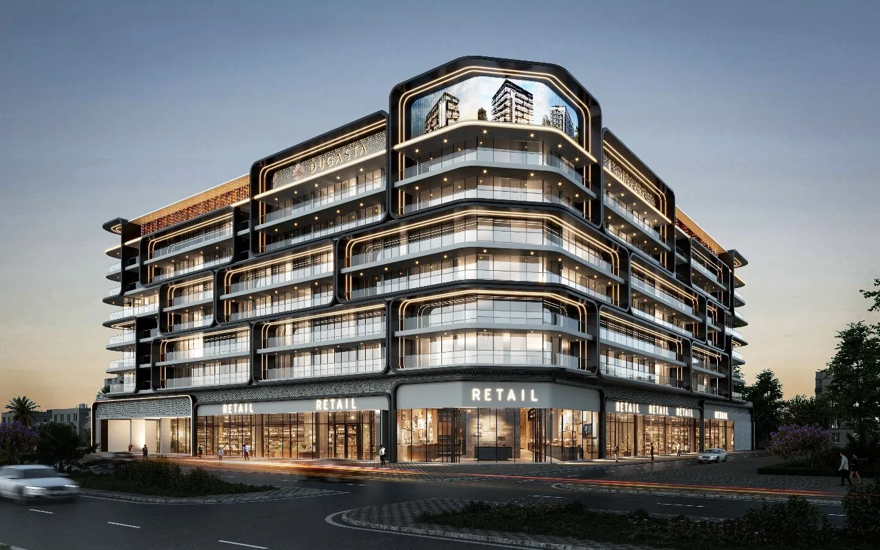 Al Haseen Residences 6 by Dugasta, Dubai Industrial City. Render supplied by developer.