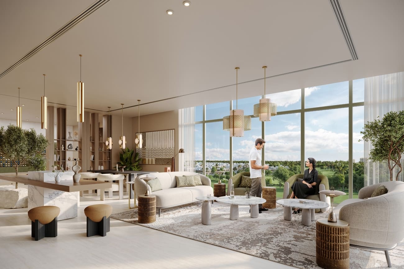 Golf Dale by Emaar, image 3 of 7. Render supplied by developer.