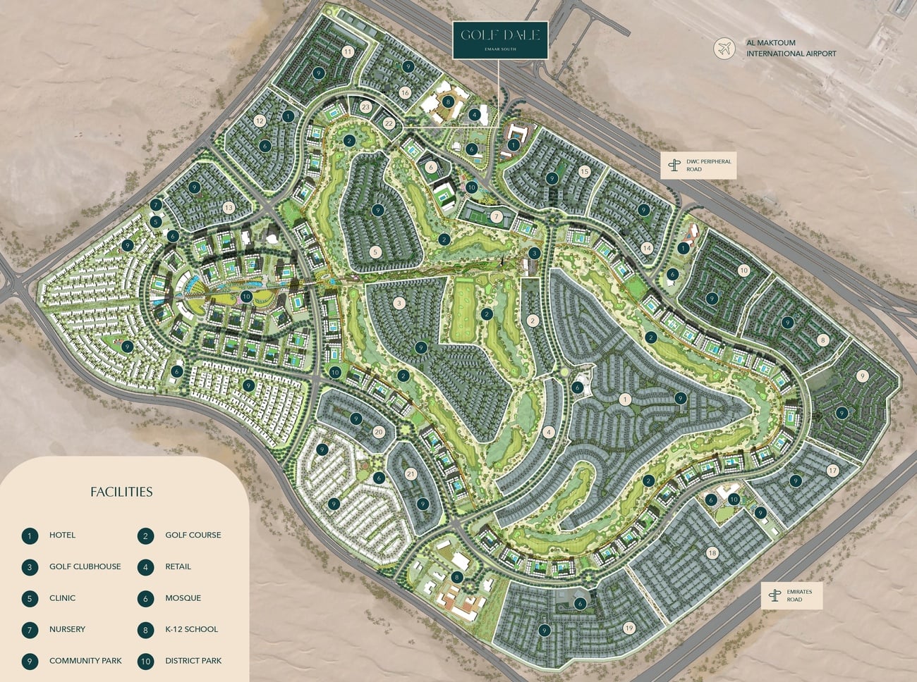 Golf Dale by Emaar, image 7 of 7. Render supplied by developer.