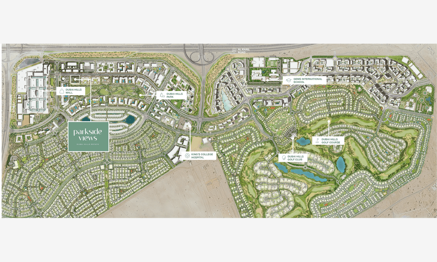 Parkside Views by Emaar, image 6 of 7. Render supplied by developer.