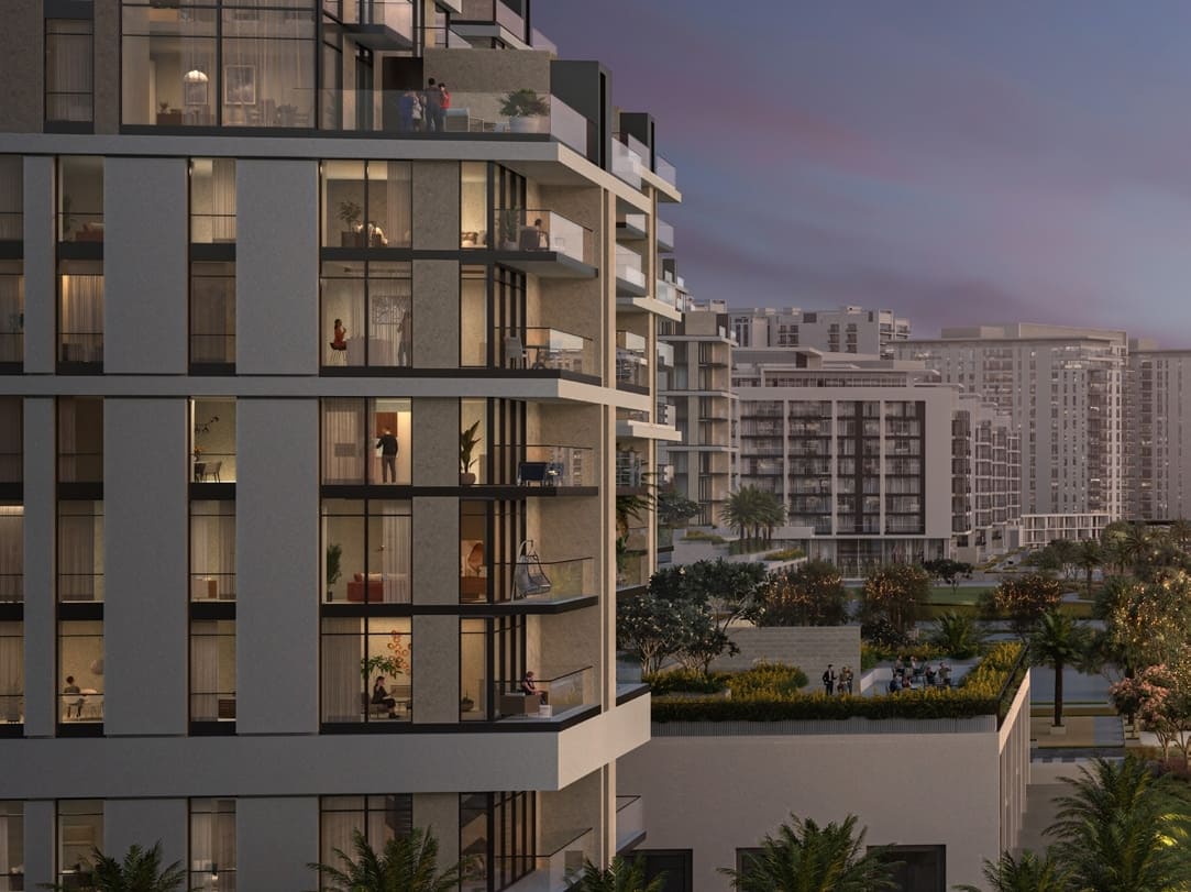Parkside Views by Emaar, image 1 of 7. Render supplied by developer.